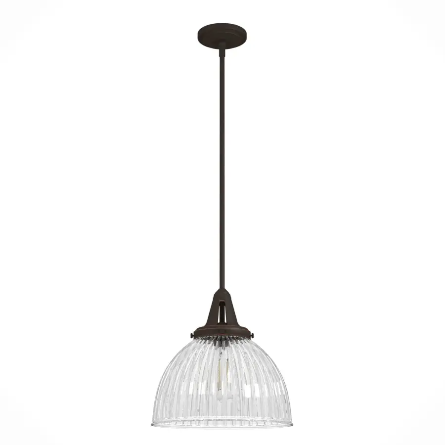 Cypress Grove One Light Pendant in Onyx Bengal - Image 1