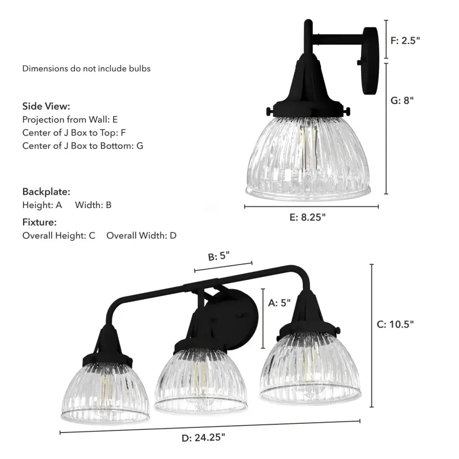 Cypress Grove 3-Light Bathroom Vanity in Natural Black Iron - Image 12