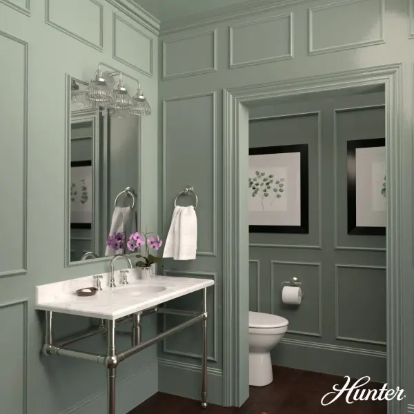 Cypress Grove 3-Light Bathroom Vanity in Natural Black Iron - Image 4