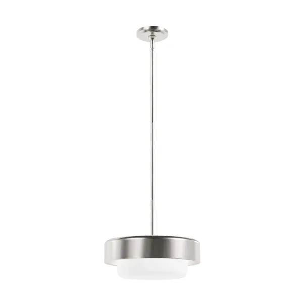 Station Two Light Pendant in Brushed Nickel - Image 12