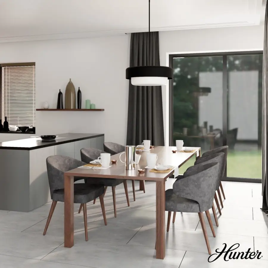 Station Four Light Pendant in Natural Black Iron - Image 2
