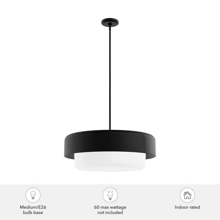 Station Four Light Pendant in Natural Black Iron - Image 3