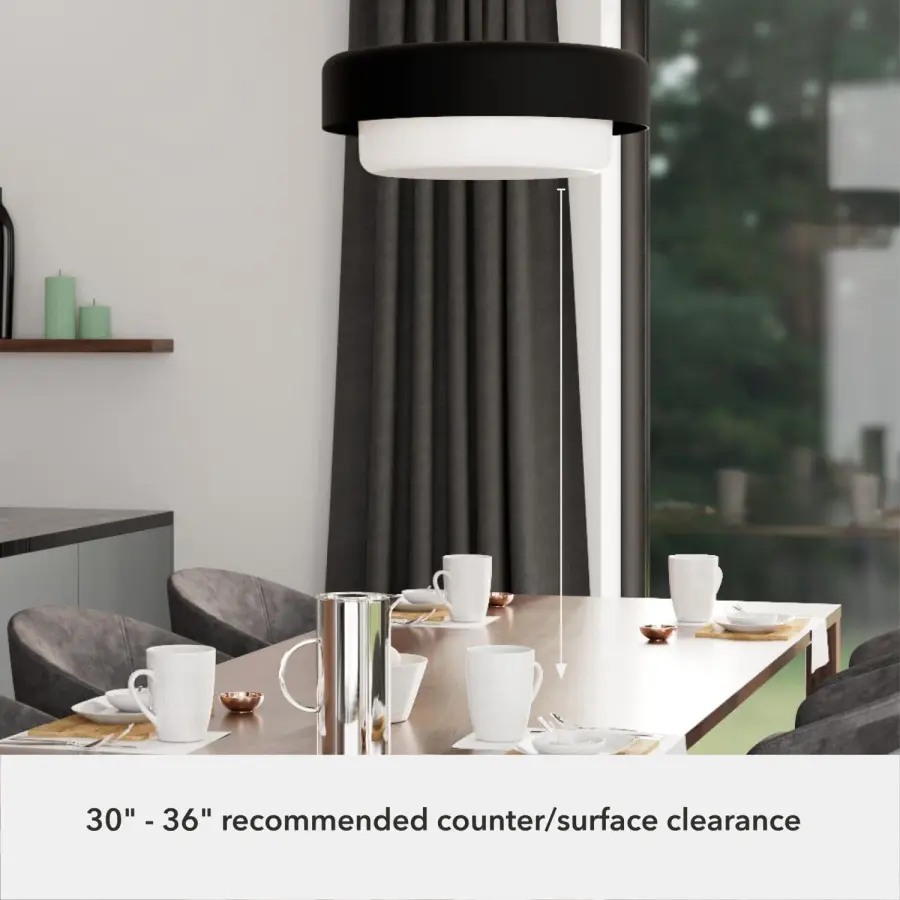 Station Four Light Pendant in Natural Black Iron - Image 5