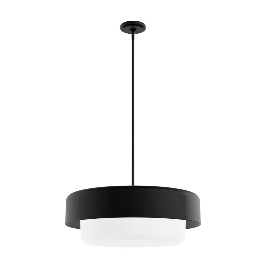 Station Four Light Pendant in Natural Black Iron - Image 7