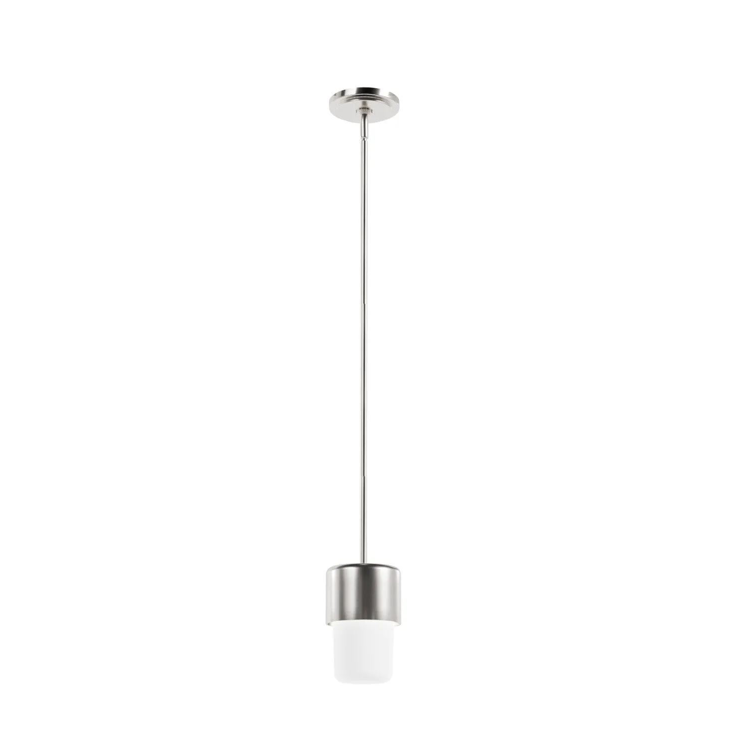 Station One Light Pendant in Natural Black Iron