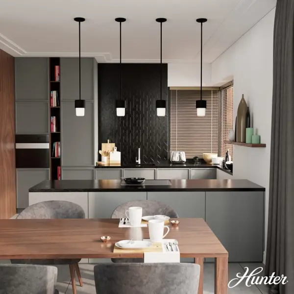 Station One Light Mini Pendant in Brushed Nickel - Image 4