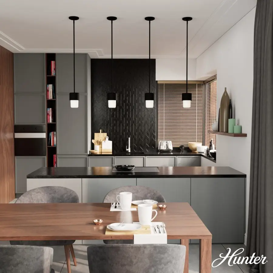 Station One Light Mini Pendant in Brushed Nickel - Image 4