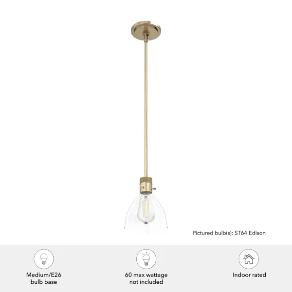 Van Nuys One Light Pendant in Alturas Gold - Image 5
