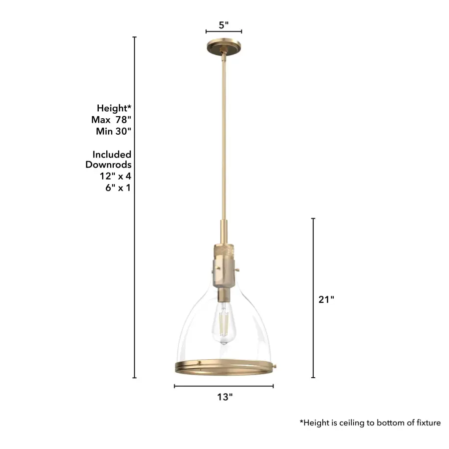 Van Nuys One Light Pendant in Matte Black - Image 12