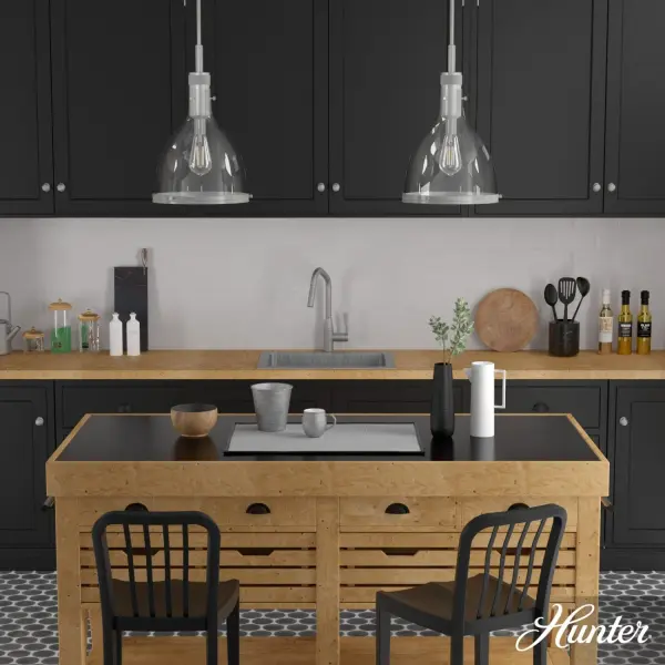 Van Nuys One Light Pendant in Matte Black - Image 4