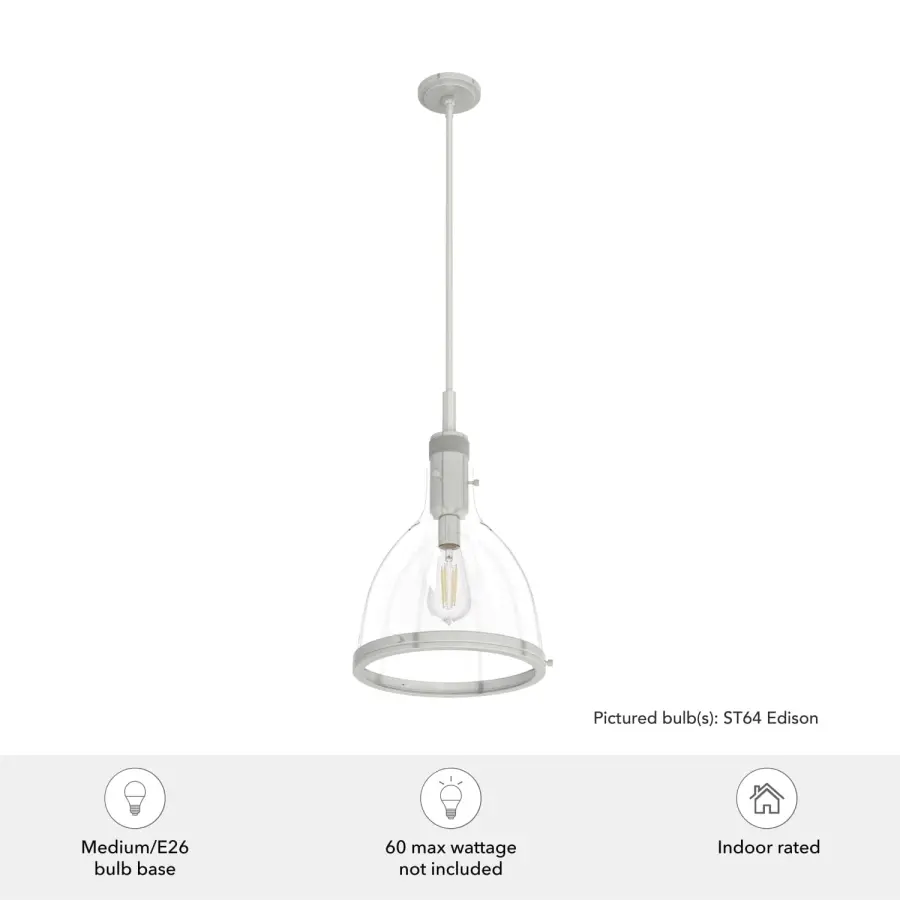 Van Nuys One Light Pendant in Matte Black - Image 7
