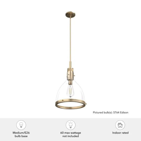 Van Nuys One Light Pendant in Matte Black - Image 9