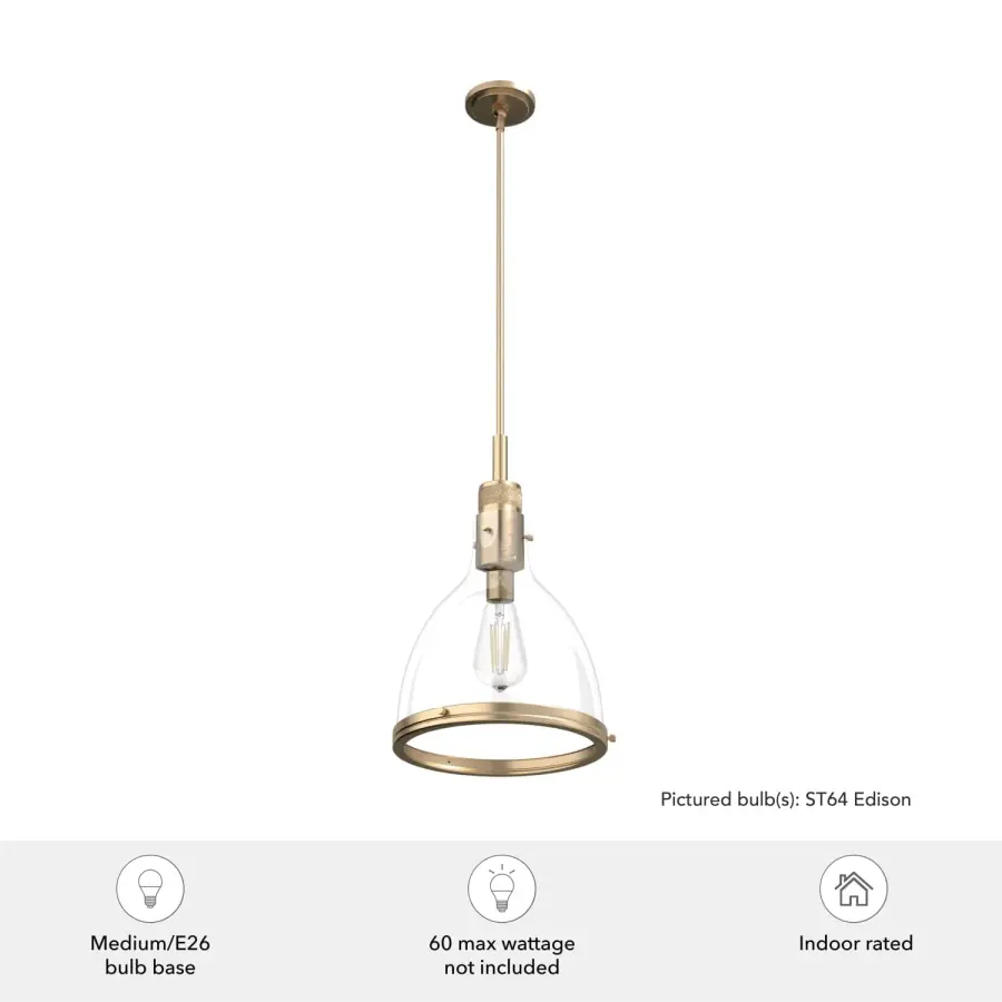 Van Nuys One Light Pendant in Matte Black - Image 9