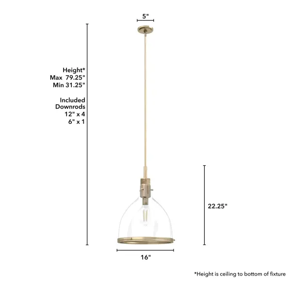 Van Nuys One Light Pendant in Matte Black - Image 12