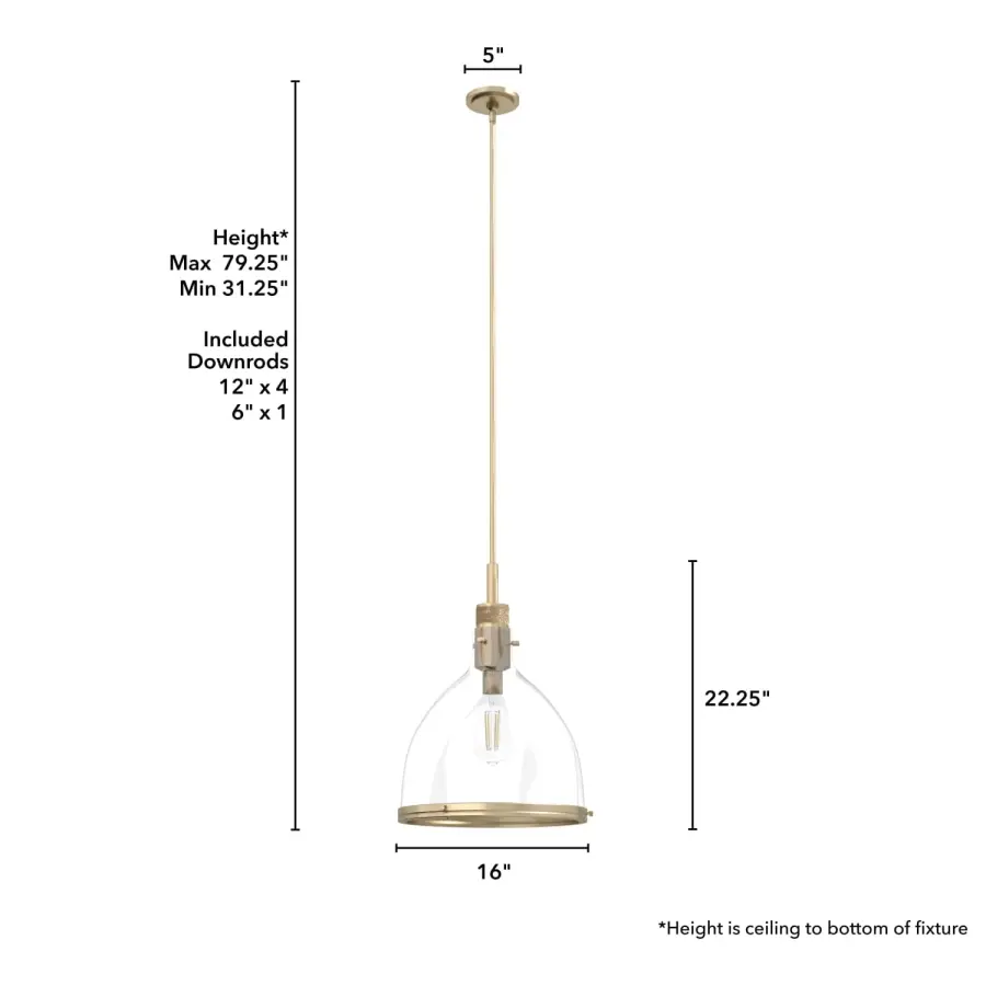 Van Nuys One Light Pendant in Matte Black - Image 12