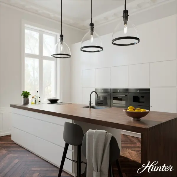 Van Nuys One Light Pendant in Matte Black - Image 4