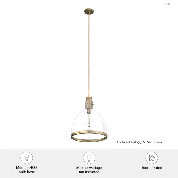Van Nuys One Light Pendant in Matte Black - Image 9