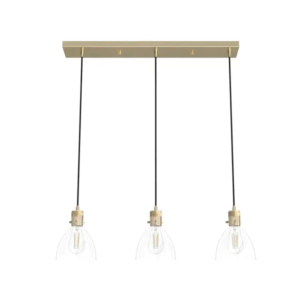 Van Nuys Three Light Linear Pendant in Brushed Nickel - Image 13