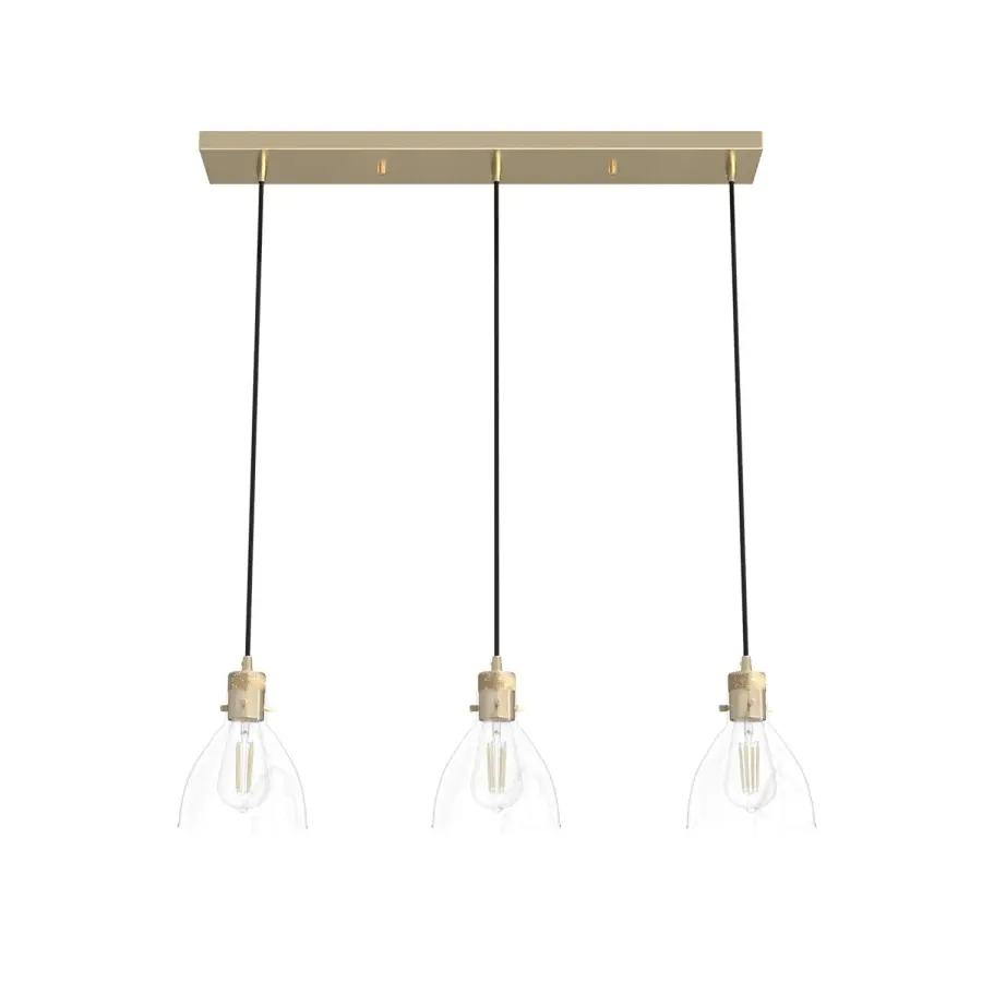 Van Nuys Three Light Linear Pendant in Brushed Nickel - Image 13