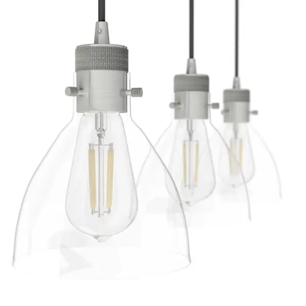 Van Nuys Three Light Linear Pendant in Brushed Nickel - Image 18