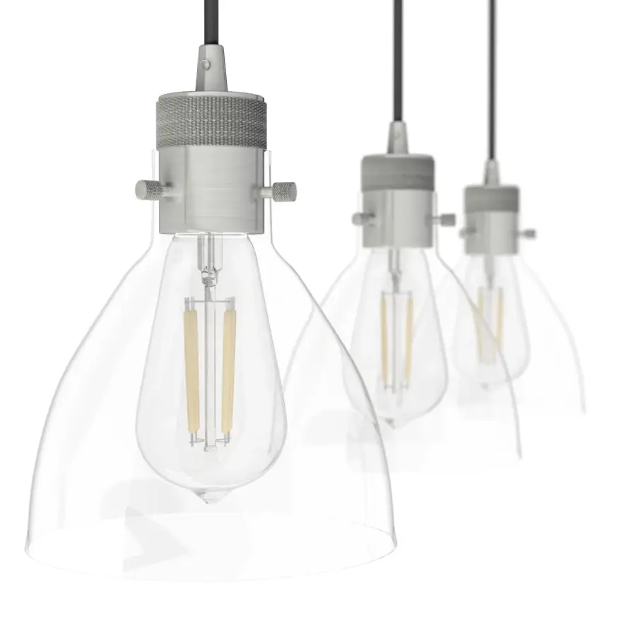 Van Nuys Three Light Linear Pendant in Brushed Nickel - Image 18