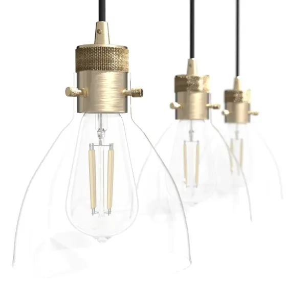 Van Nuys Three Light Linear Pendant in Brushed Nickel - Image 19