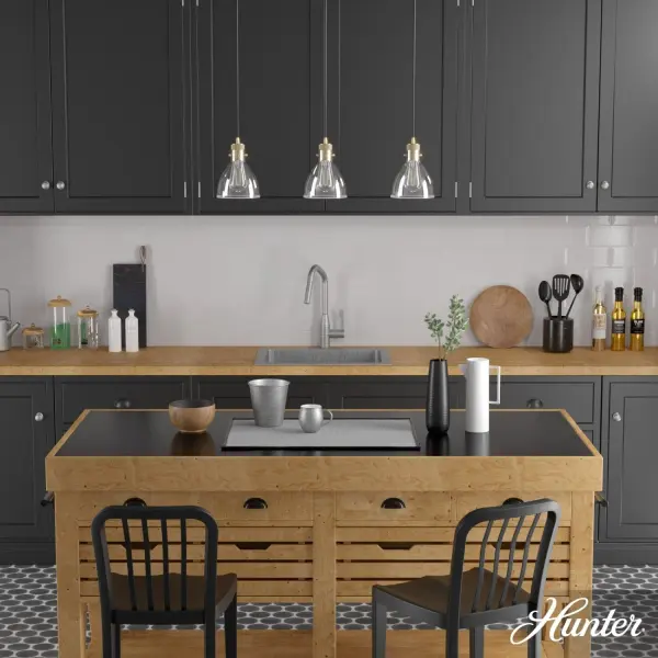 Van Nuys Three Light Linear Pendant in Brushed Nickel - Image 4