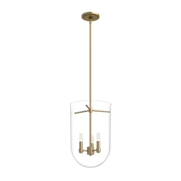 Sacha Three Light Pendant in Alturas Gold - Image 12