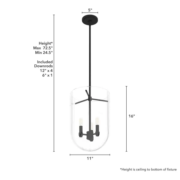 Sacha Three Light Pendant in Alturas Gold - Image 8