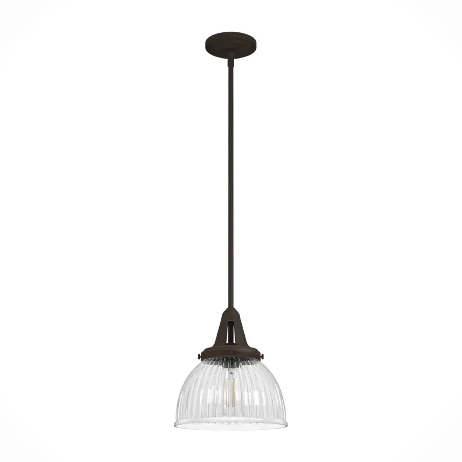 Cypress Grove One Light Pendant in Natural Black Iron - Image 18
