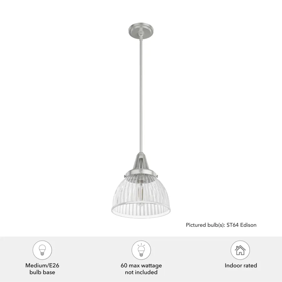 Cypress Grove One Light Pendant in Natural Black Iron - Image 9