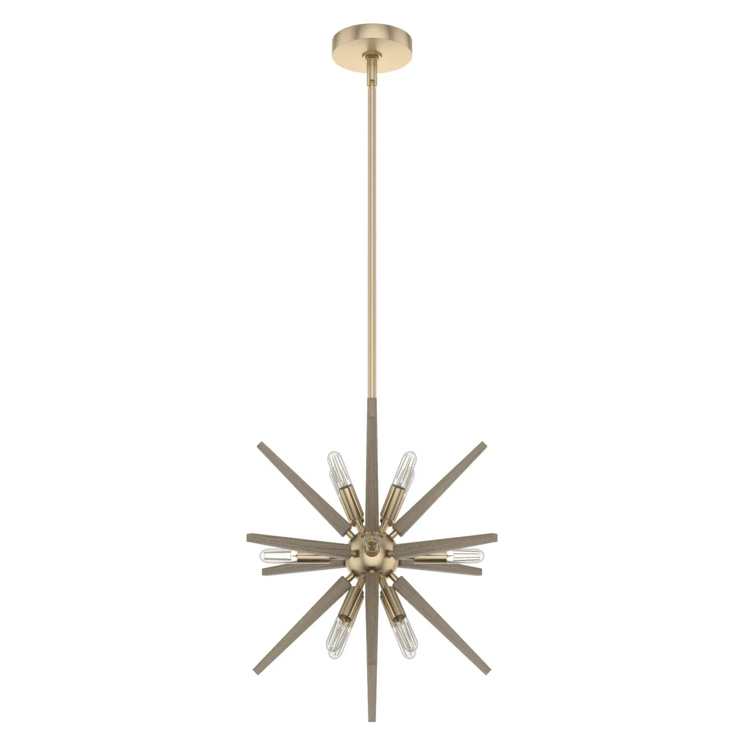 Jupiter Star 12-Light Pendant in Alturas Gold