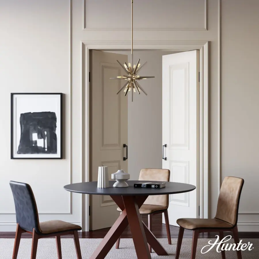 Jupiter Star 12-Light Pendant in Alturas Gold - Image 2