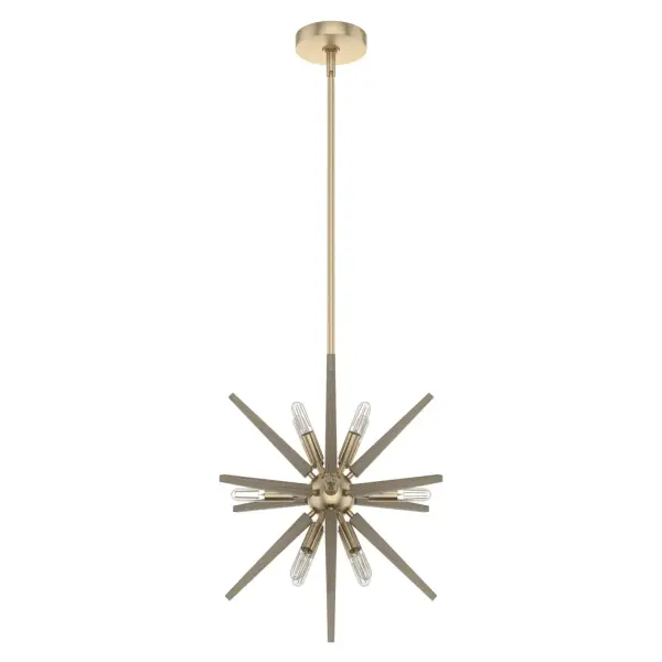 Jupiter Star 12-Light Pendant in Alturas Gold - Image 7