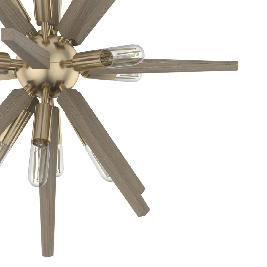 Jupiter Star 12-Light Pendant in Alturas Gold - Image 8