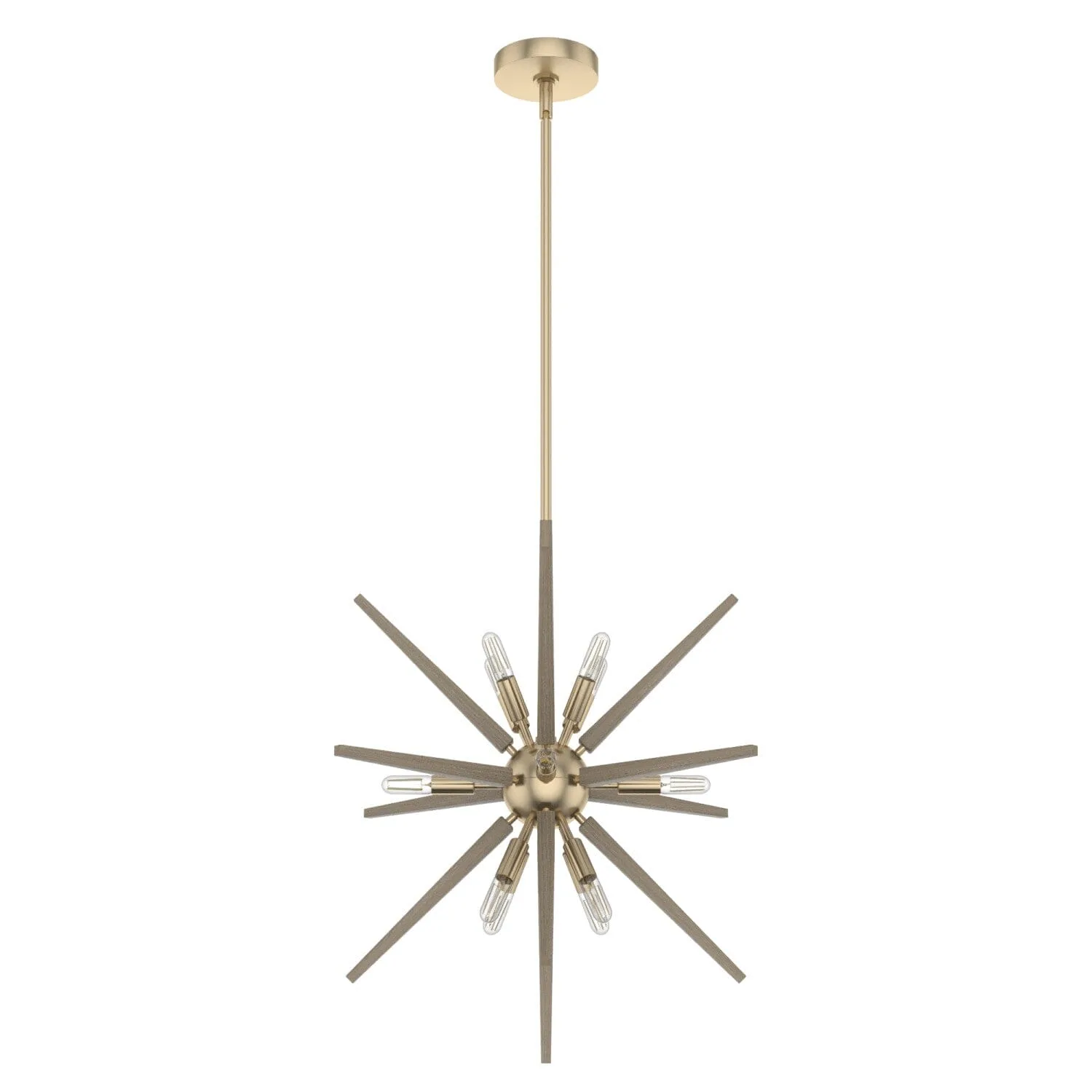 Jupiter Star 12-Light Pendant in Alturas Gold