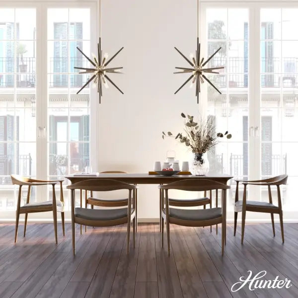 Jupiter Star 12-Light Pendant in Alturas Gold - Image 2