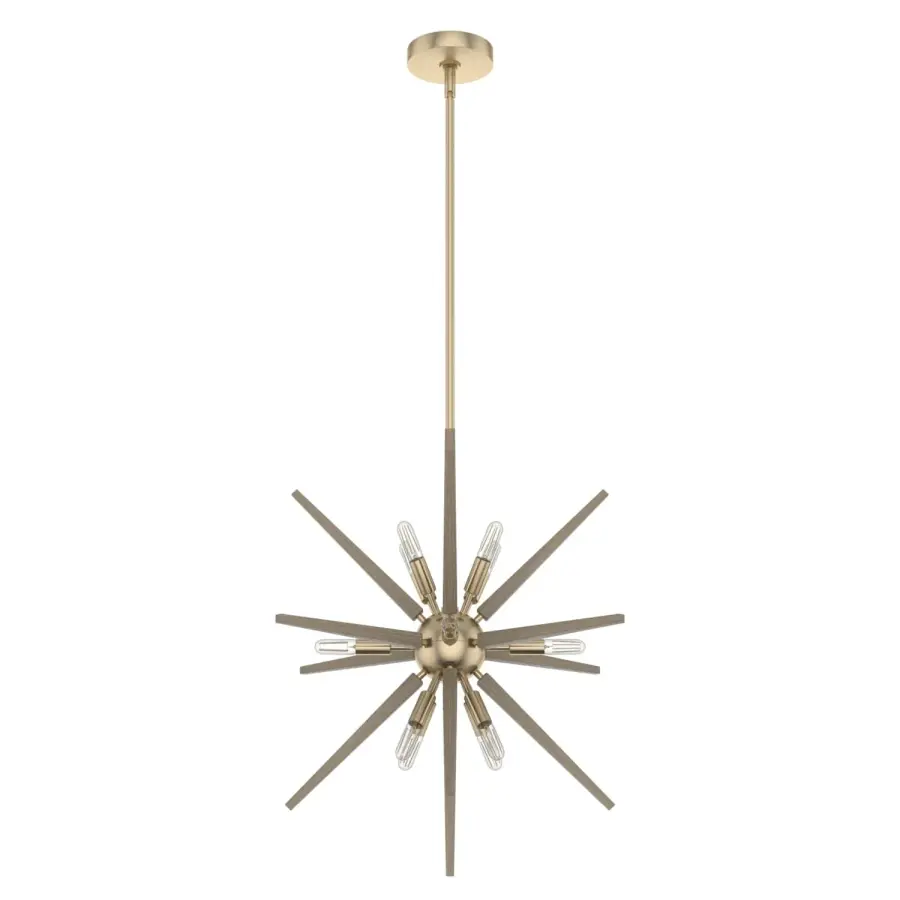 Jupiter Star 12-Light Pendant in Alturas Gold - Image 7