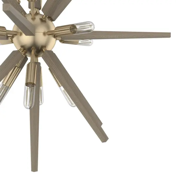 Jupiter Star 12-Light Pendant in Alturas Gold - Image 8