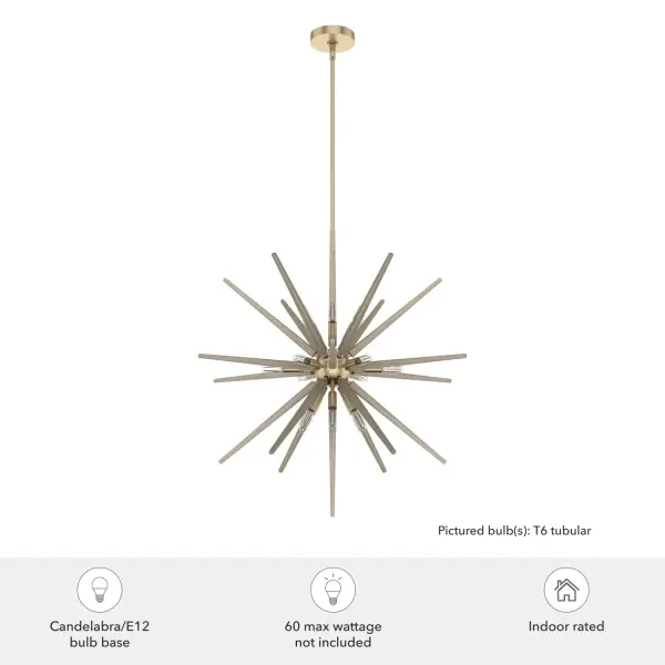 Jupiter Star 18-Light Pendant in Alturas Gold - Image 3