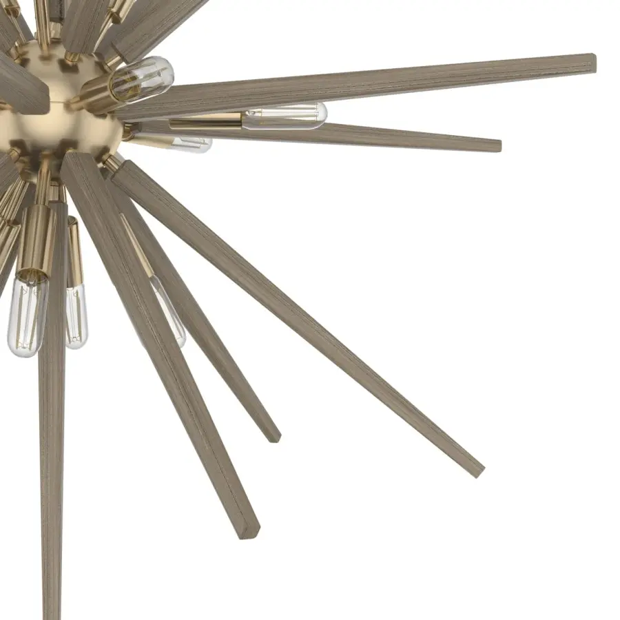 Jupiter Star 18-Light Pendant in Alturas Gold - Image 8