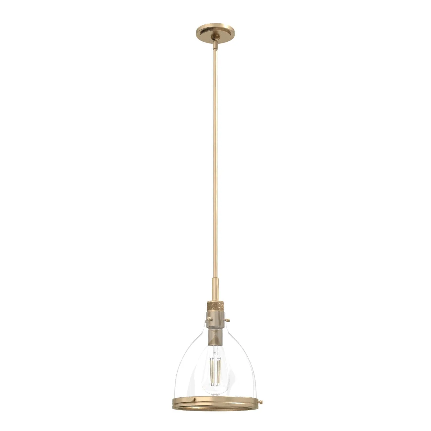 Van Nuys One Light Pendant in Brushed Nickel