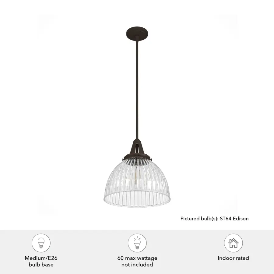 Cypress Grove One Light Pendant in Onyx Bengal - Image 7