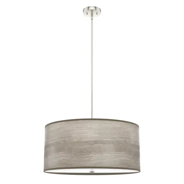 Modernize your new mid-century design with flair. The Solhaven 4 light pendant embraces a refined design aesthetic perfect in a dining space, office, or living room. This fixture will be a classy complement to your d&eacute:cor. Our Solhaven collection has many sizes to mix and match anywhere you need extra lighting and style! Rated for indoor use only Requires 4 E26 bulbs. Bulbs not included. MADE FOR INDOORS: For use in indoor spaces like kitchens, bedrooms, living rooms, dining rooms, and entryways. BULB RECOMMENDATION: Maximum 60 W per light bulb or equivalent LED bulb. Bulbs not included. PICTURED HERE: Match our image using A19 Standard light bulbs. CUSTOMIZABLE HANGING OPTIONS: With the minimum required downrod, the hanging length is 20.25 inches. When using all of the included downrod, the maximum hanging length is 68.25 inches. WARRANTY: One-year limited warranty backed by the trusted experts at Hunter. - alternate view