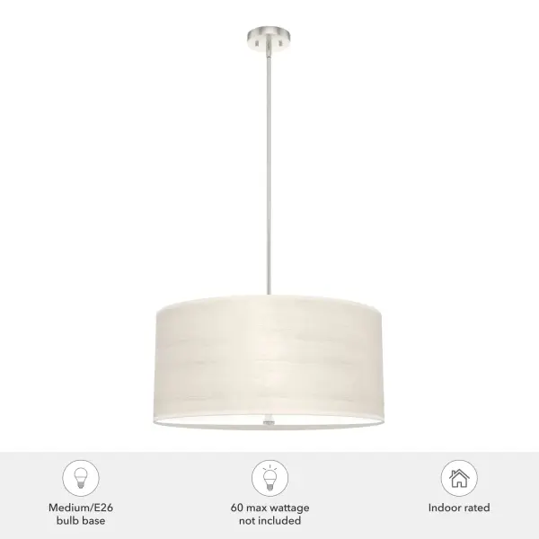 Solhaven Four Light Pendant in Bleached Alder - Image 3