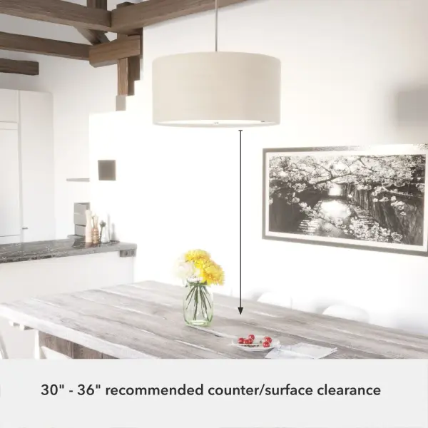 Solhaven Four Light Pendant in Bleached Alder - Image 5