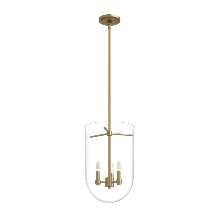 Sacha Three Light Pendant in Alturas Gold - Image 1