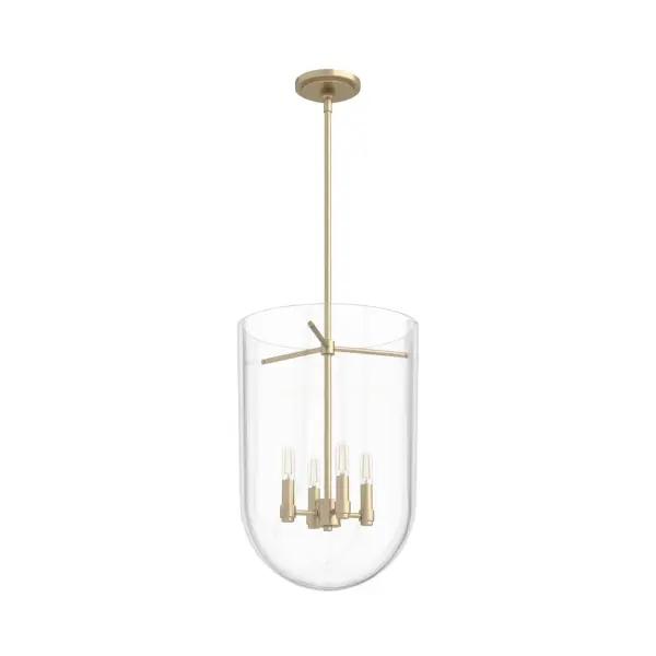 Sacha Four Light Pendant in Natural Black Iron - Image 13
