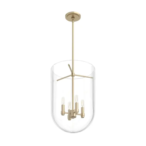 Sacha Four Light Pendant in Natural Black Iron - Image 15
