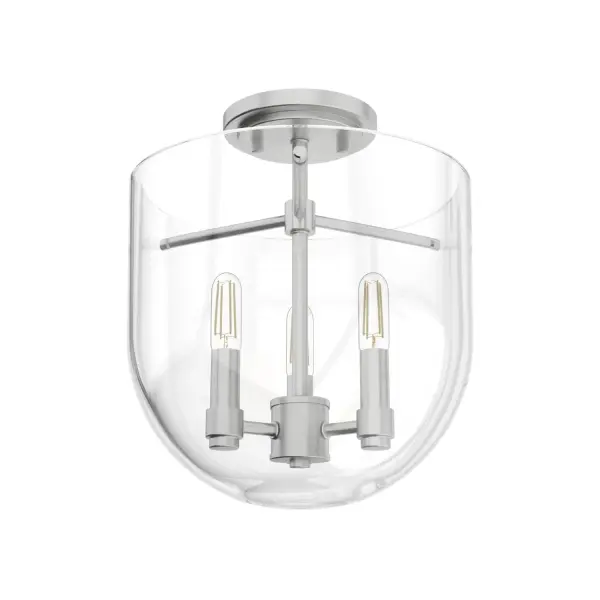 Sacha Three Light Flush Mount in Alturas Gold - Image 14